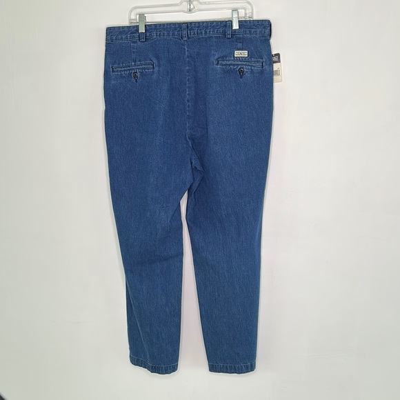 Vintage Polo Ralph Lauren Classic Pleated Chino Jeans - Picture 4 of 10